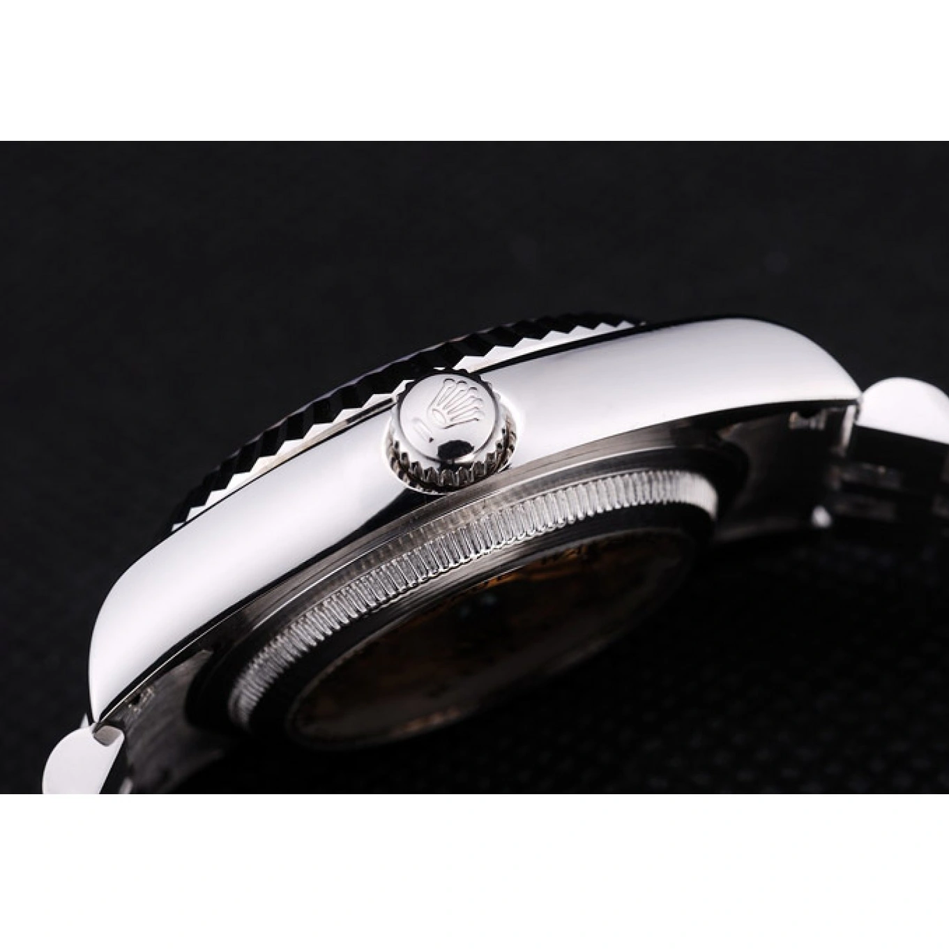 AAA replica watch Rolex Dial Silver Ribbed Bezel 7457 Datejust 1026